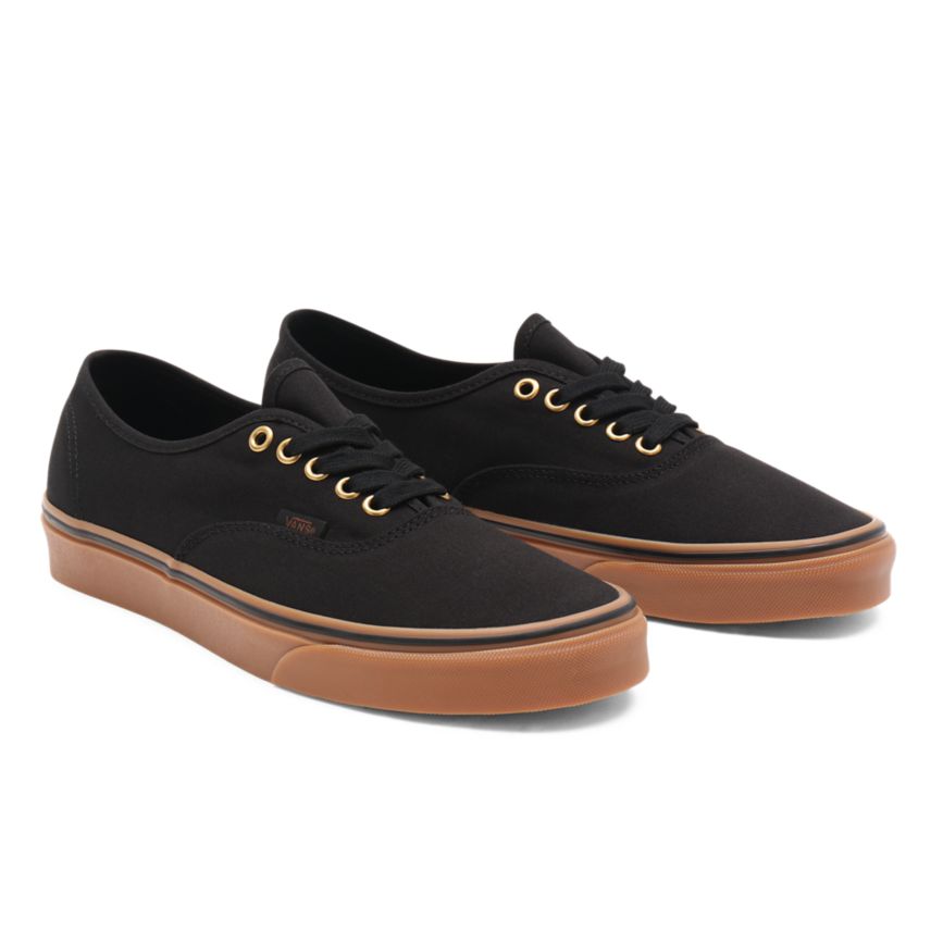 Vans Gum Authentic Dam Svarta - Vans Classics Online (ISTQU5217)